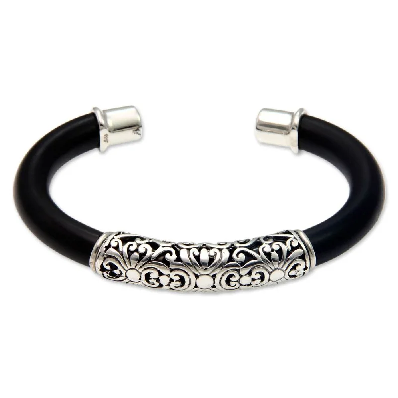 silver charm bracelet for women -NOVICA Handmade Sterling Silver 'Magnificent Bali' Bracelet (Indonesia)