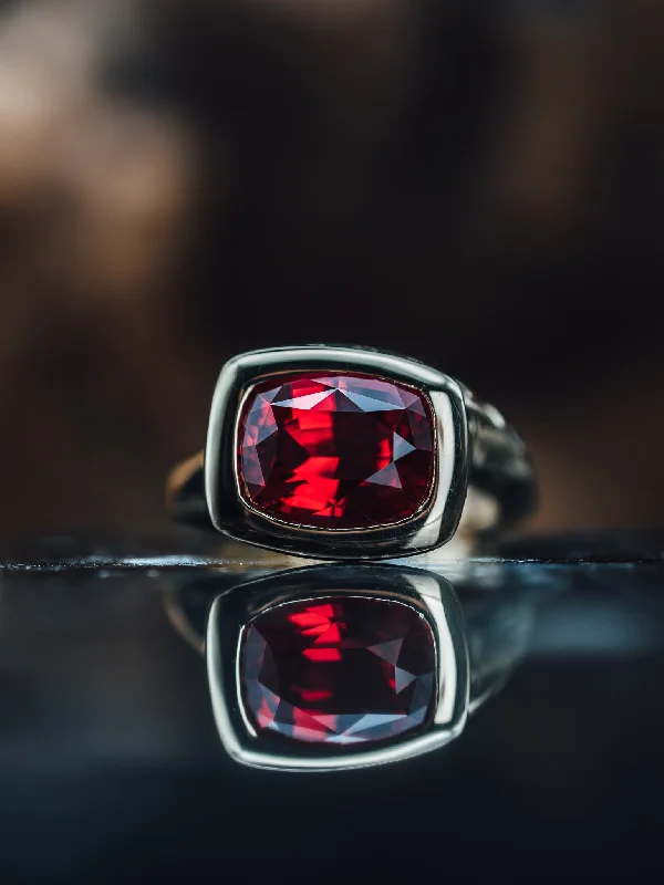 butterfly ring for women -14k Yellow Gold Custom Lab Grown Ruby and Diamond Ring