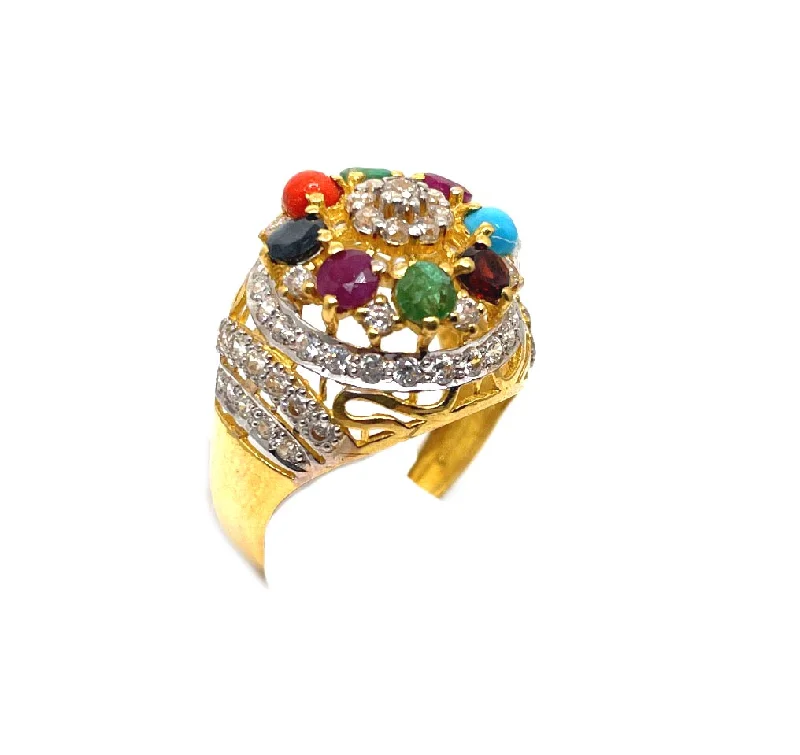 gold plated ring for women -22K Gold Ring