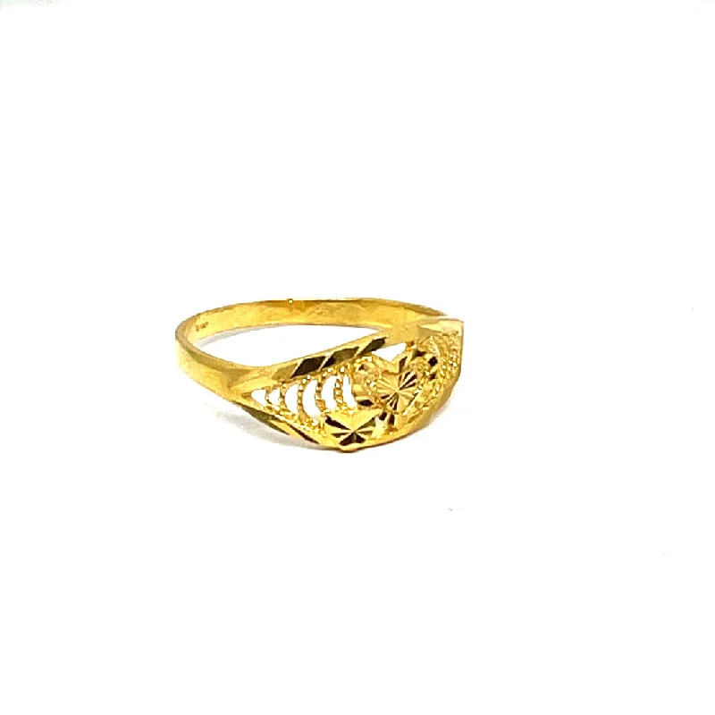 luxury gemstone ring for women -22K Gold Ring