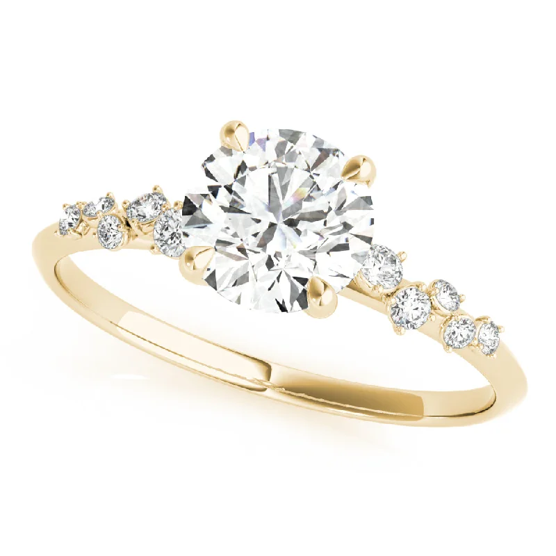 bold statement ring for women -Ivy Diamond Engagement Ring Setting