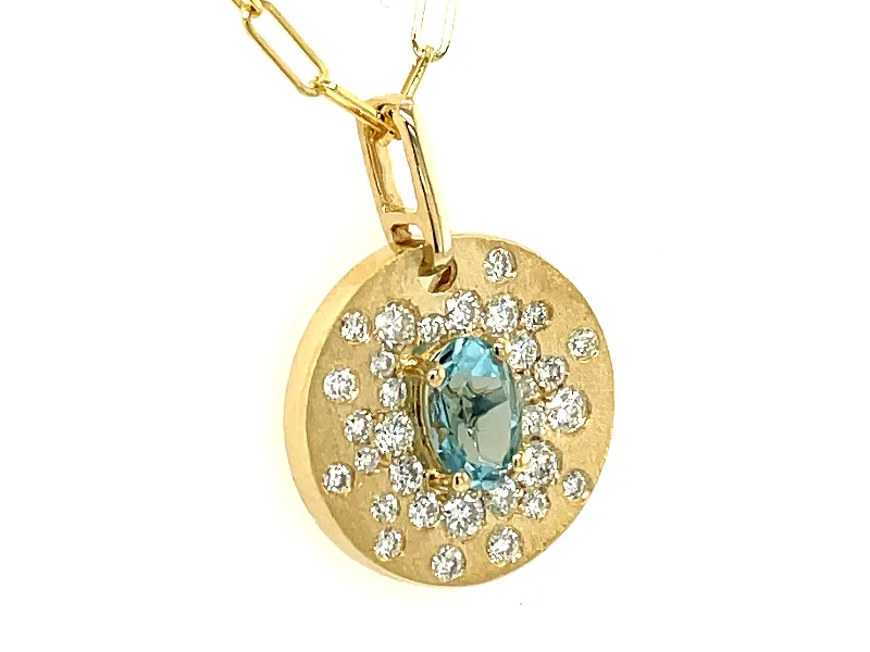 zodiac constellation necklace for women -Lady's Yellow 14 Karat Satin Necklace Length 18 0.39tw Round Diamonds