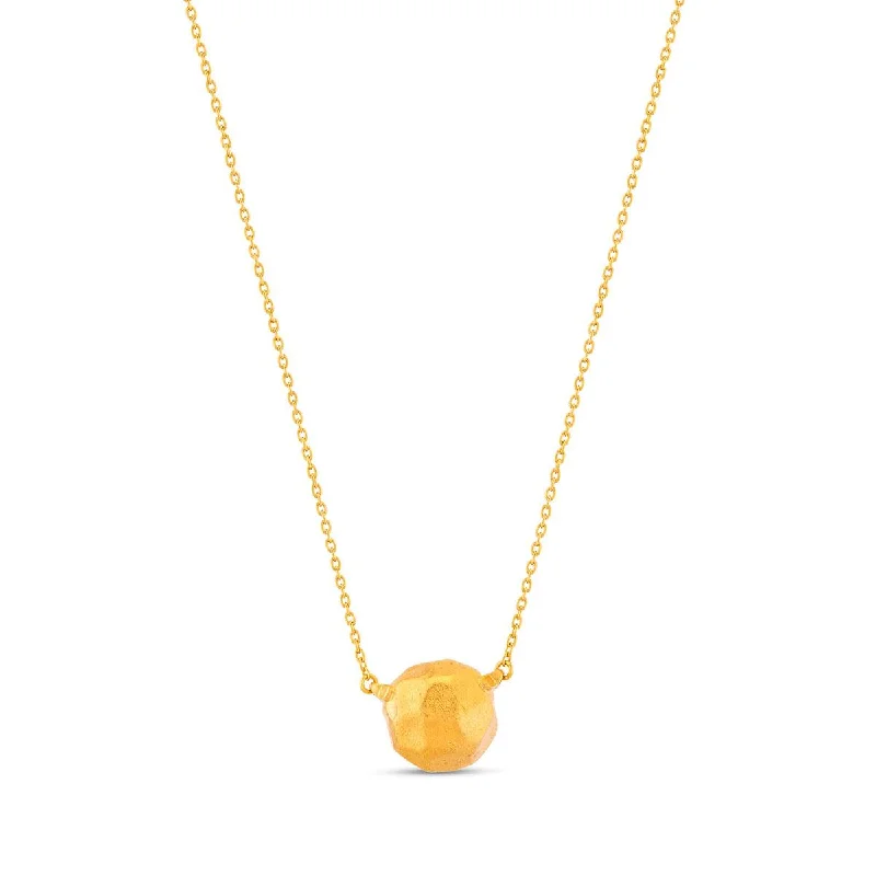 geometric pendant necklace for women -Organic Sphere Necklace