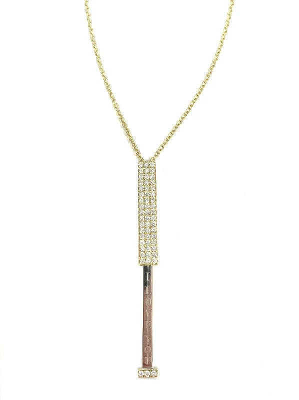 matching friendship necklaces -Venetti Hidden Bar Necklace