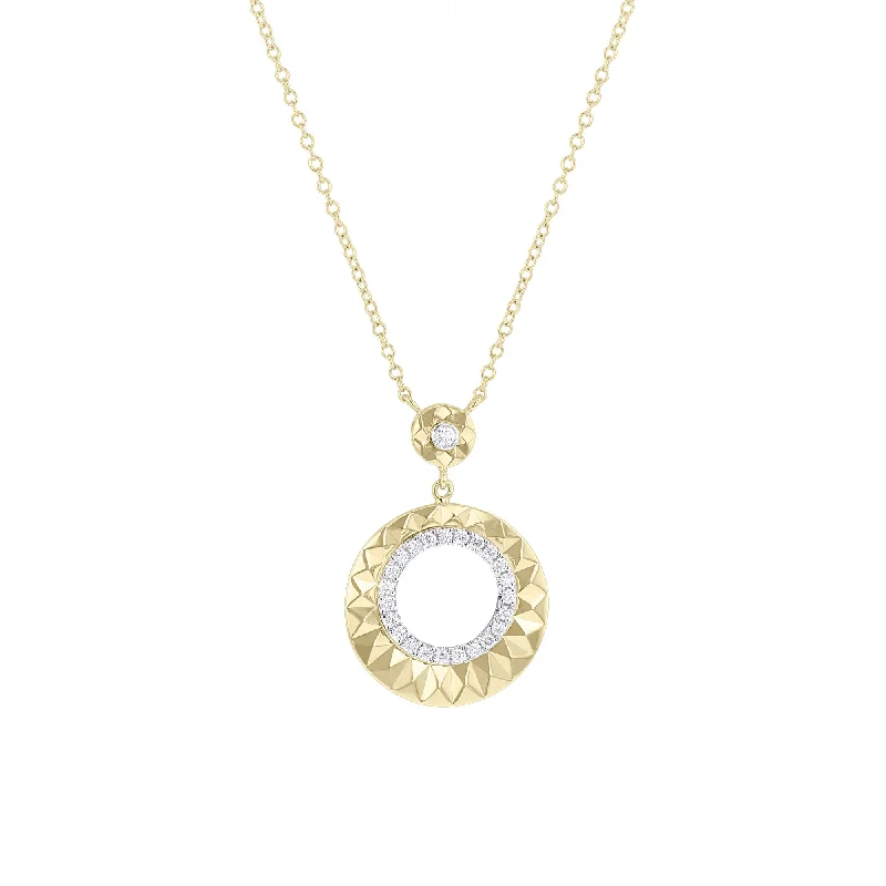 cubic zirconia necklace for women -Luminary Diamond Necklace