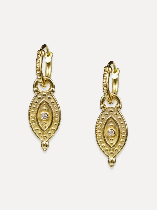 ruby drop earrings for women -Athena Earrings "inspire eloquence"