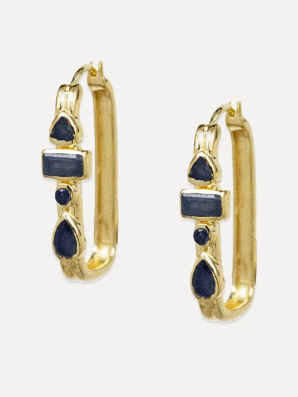 vintage-inspired earrings for women -Berber Hoops