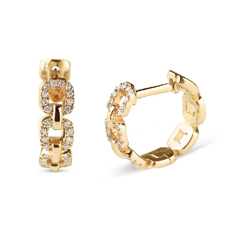 layered huggie earrings for women -BRIAR DIAMOND HUGGIES