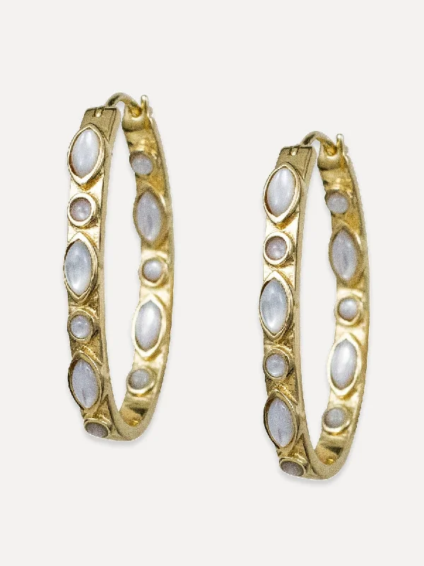 butterfly earrings for girls -Casablanca Hoops