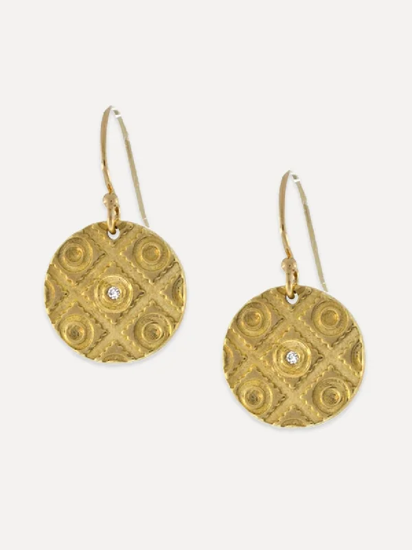 bohemian style earrings for women -Morocco Earrings - Large "bring life texture"