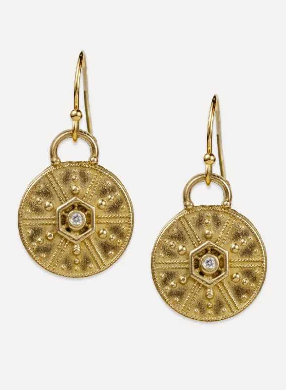 delicate flower earrings for women -Raja Earrings "explore new possibilities"